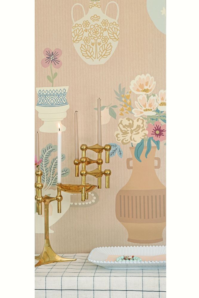 Εμφάνιση  λεπτομερειών Floral Daiquiri XL Veil Merino Brown - 903-04 Εικόνα της Floral Daiquiri XL Veil Merino Brown - 903-04